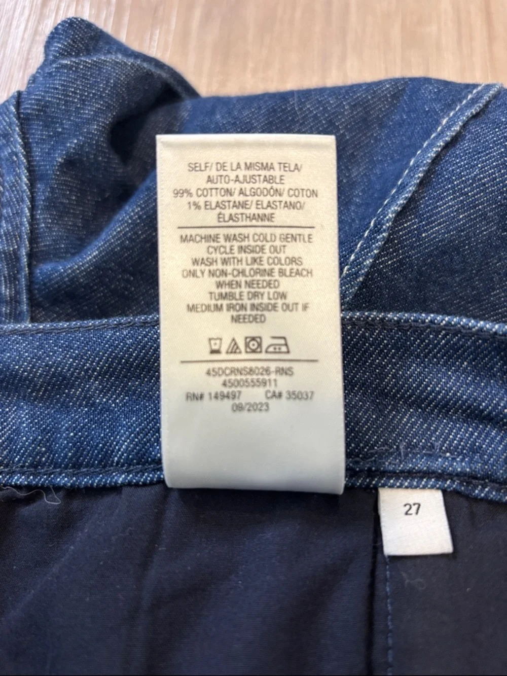 JOE'S JEANS Madison High Rise Wide Leg Jean Trouser size 27